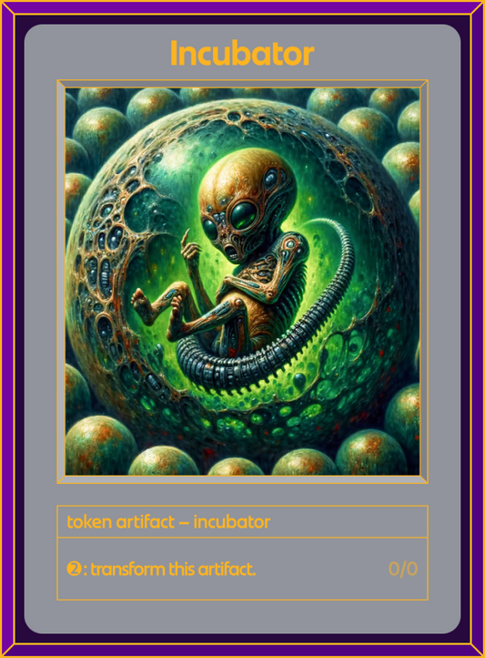 Incubator / Phyrexian token