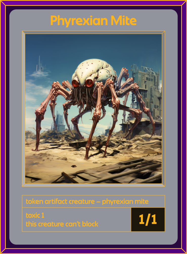 Phyrexian Mite token