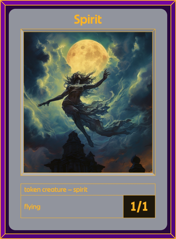 Spirit (flying) token