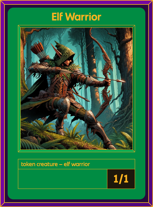 Elf Warrior token