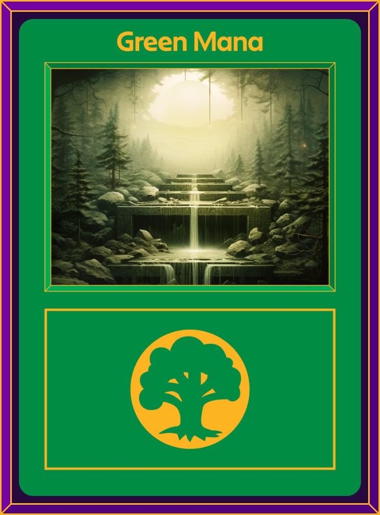 Green Mana token