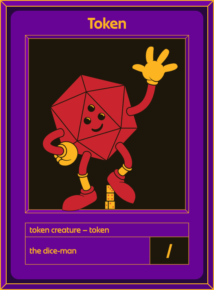 Dice-Man token