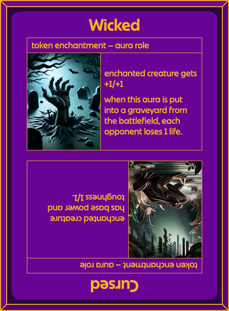 Wicked & Cursed role token