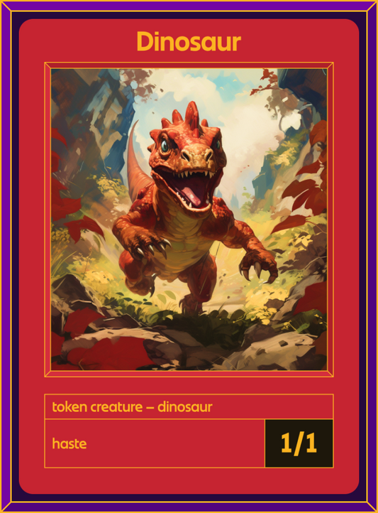 Dinosaur token