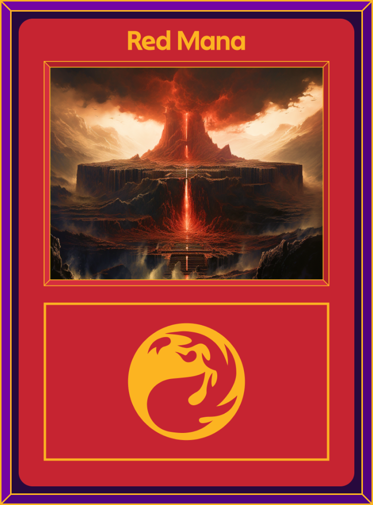 Red Mana token